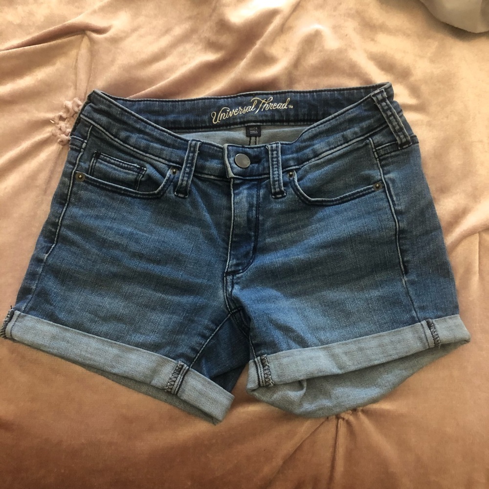 Denim Shorts Mid-Rise